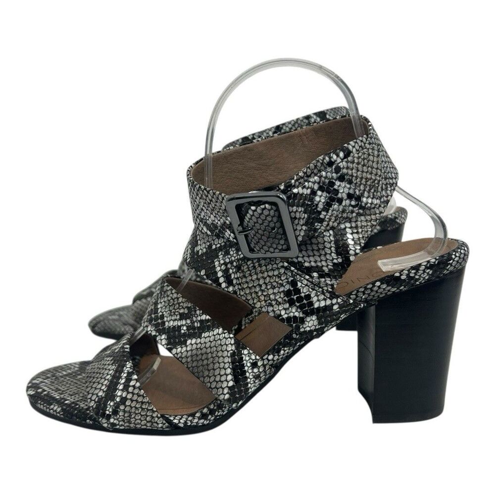 Vionic Women's Blaire Snake Print Block Heel Open… - image 4